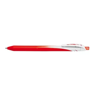 Pióro kulkowe czerwone z tuszem żelowym system przyciskowy BL437 Pentel - Pióra kulkowe - miniaturka - grafika 1