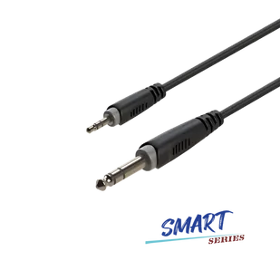 Roxtone SACC280L0015 kabel jack 3,5mm jack 6,3mm mały na duzy jack stereo 1,5m - Kable - miniaturka - grafika 1