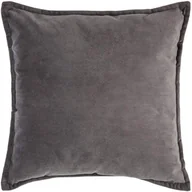 Poduszki dekoracyjne - Atmosphera Poduszka dekoracyjna ozdobna 45 x 45 cm kolor antracytowy 146200L - miniaturka - grafika 1