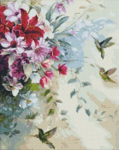 Diamentowa mozaika - Magia wiosny 40x50cm - Ideyka - Malowanie po numerach - miniaturka - grafika 1