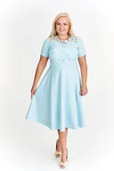 Sukienki - Sukienka FSU934 MIĘTOWY - Fokus - miniaturka - grafika 1