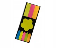 Etykiety samoprzylepne i bloki etykiet - ZESTAW KOLOROWYCH KARTECZEK ZNACZNIKÓW 3 RODZAJE ZESTAW 9 SZT. - miniaturka - grafika 1