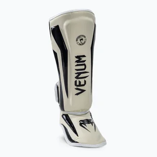 Ochraniacze piszczeli Venum Elite Standup white/black - Ochraniacze do sportów walki - miniaturka - grafika 1