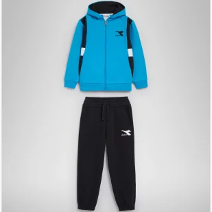 Zestaw dresowy chłopięcy DIADORA JB.TRACKSUIT HD FZ HOOPLA - Bluzy dla dziewczynek - miniaturka - grafika 6