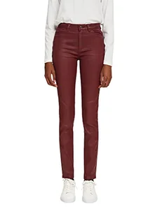 ESPRIT Collection Spodnie damskie, 601/bordowy czerwony 2, 36W / 32L - Spodnie damskie - miniaturka - grafika 1
