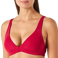 Biustonosze - Emporio Armani Biustonosz damski z wyściełanymi fiszbinami, karmazyn, XL - miniaturka - grafika 1