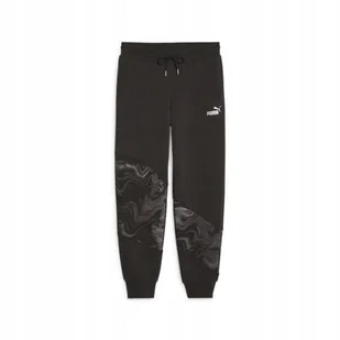 PUMA SPODNIE POWER CAT MARBLEIZED 67720301 r S - Dresy damskie - miniaturka - grafika 1