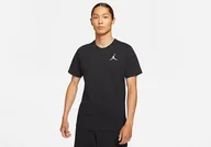 Koszulki męskie - Nike Air Jordan Jumpman Crew Tee Black - miniaturka - grafika 1