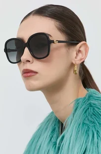 Gucci okulary przeciwsłoneczne damskie kolor czarny GG1178S - Okulary przeciwsłoneczne - miniaturka - grafika 1