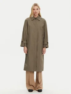 Tommy Hilfiger Płaszcz przejściowy WW0WW44412 Brązowy Relaxed Fit - Płaszcze damskie - miniaturka - grafika 1