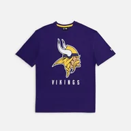 Koszulki męskie - New Era NFL Games Slogan koszulka oversize Minnesota Vikings True Purple - miniaturka - grafika 1