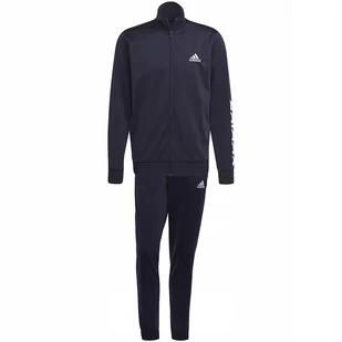 Dres męski adidas Track Suit Primegreen Essentials granatowy GK9655 4 - Dresy męskie - miniaturka - grafika 1