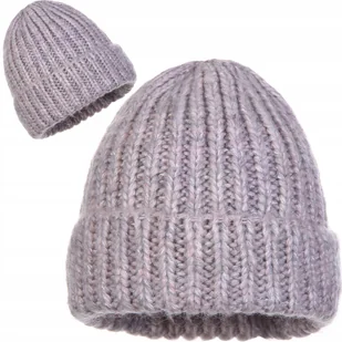 Wełniana Czapka Damska Zimowa Wełna 5% Angora 8% Ciepła Majka Różowa - Czapki damskie Wełniana Czapka Damska Zimowa Wełna 5% Angora 8% Ciepła Majka Różowa - Czapki damskie - miniaturka - grafika 1