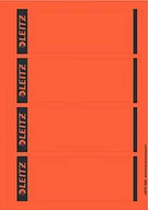 Etykiety do drukarek - Leitz PC drukowane samoprzylepne etykiety na grzbiet do standardowych pilników o grubości 80 mm, szerokie i krótkie, 61,5 x 192 mm, papier, 16852025 - czerwone, opakowanie 100 szt. - miniaturka - grafika 1