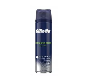 Pianka do golenia Gillette Refreshing Breeze 250 ml (7702018582075) - Kosmetyki do golenia - miniaturka - grafika 1
