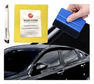 Akcesoria tuningowe - Folia Do Przyciemniania Szyb Termokurczliwa 80% 50cmx3M Zestaw Do Auta - miniaturka - grafika 1