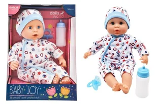 DollsWorld lalka baby Joy 38cm ubr.bia 78314 83146 - Zabawki kreatywne - miniaturka - grafika 1