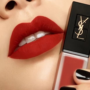 Yves Saint Laurent Tatouage Couture Velvet Cream silnie pigmentowana kremowa szminka z matowym wykończeniem odcień 211 Chili Incitement 6 ml - Szminki - miniaturka - grafika 4
