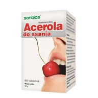 Przeziębienie i grypa - SANBIOS Acerola do ssania - 60 tabl. (05.2018) - miniaturka - grafika 1