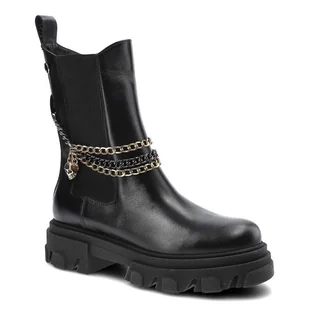 Carinii, Botki, B5962_-E50-000-000-E33 Czarny, rozmiar 39 - Botki damskie - miniaturka - grafika 1