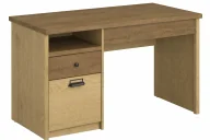 Biurka - EDINOS Industrialne biurko z szafką dąb cremona + dąb lefkas R8-D71 - miniaturka - grafika 1