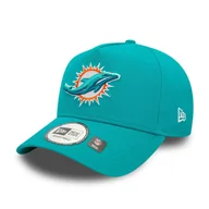Czapki i chusty sportowe męskie - Czapka z daszkiem New Era 9FORTY NFL Miami Dolphins Official Team Colours E-Frame - 60565502 - miniaturka - grafika 1