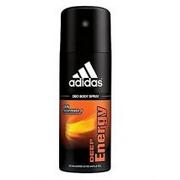 Dezodoranty i antyperspiranty męskie - Adidas Deep Energy dezodorant spray 150 ml - miniaturka - grafika 1