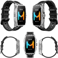Smartband - Smartwatch IMIKI Master Band Srebrny - miniaturka - grafika 1