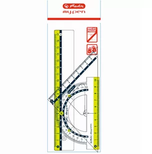 Komplet geometryczny 3 częsciowy My.Pen PP - Przybory szkolne - miniaturka - grafika 1