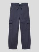 Spodnie i spodenki dla chłopców - Spodnie z kieszeniami z patką i tunelem - miniaturka - grafika 1