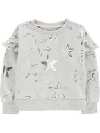Bluzy i sweterki niemowlęce - carter's Bluza w kolorze szarym - miniaturka - grafika 1