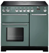 Kuchenki gazowo-elektryczne - Kuchnia z płytą indukcyjną FALCON Infusion 90 Zielony mineral chrom - miniaturka - grafika 1