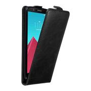 Etui i futerały do telefonów - Pokrowiec Do LG G4 / G4 PLUS w Etui CZARNA NOC Flip Case Cover Obudowa Ochronny Cadorabo - miniaturka - grafika 1