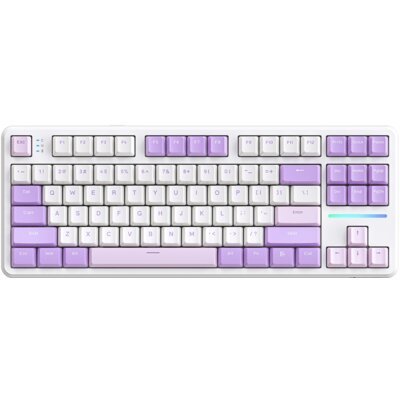 ATTACK SHARK X87 Biało-fioletowy X87 TWILIGHT PURPLE