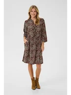 Sukienki - Cream Sukienka "Emmiy" w kolorze czarno-jasnobrązowym - miniaturka - grafika 1