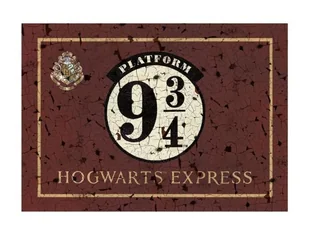 Pocztówka Harry Potter Peron 9 3/4 pocztówki kartki pocztowe - Kartki okolicznościowe i zaproszenia - miniaturka - grafika 1