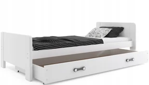 łóżko drewniane Darek 200x80 materac+ szuflada - Łóżka - miniaturka - grafika 1