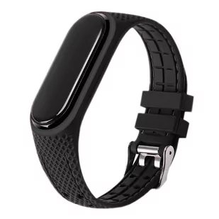 PASEK OPASKA SPORTOWA do XIAOMI MI BAND 5/6 (czarna) - Akcesoria do pulsometrów i zegarków sportowych - miniaturka - grafika 1
