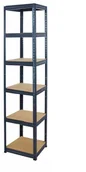 Szafy i regały magazynowe - Regał Helios magazynowy metalowy HGG_196X040X40_6_0WZ ilość półek 6 nośność 175 kg / Wamar-Sosenka - miniaturka - grafika 1