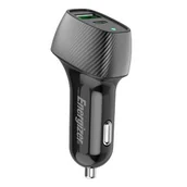 Ładowarki samochodowe - Ładowarka samochodowa ENERGIZER Ultimate 38W PD + QC3.0 Czarny - miniaturka - grafika 1