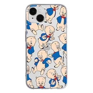 Etui i futerały do telefonów - ERT GROUP etui na telefon Iphone 14, case oryginalny i oficjalnie licencjonowany przez Looney Tunes, wzór Porky Pig 001, optymalnie dopasowane, plecki z TPU częściowo przeźroczyste - miniaturka - grafika 1
