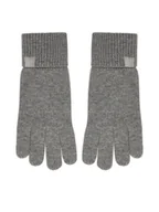 Rękawiczki - Calvin Klein Rękawiczki Emblem LV14D8016G Szary - miniaturka - grafika 1