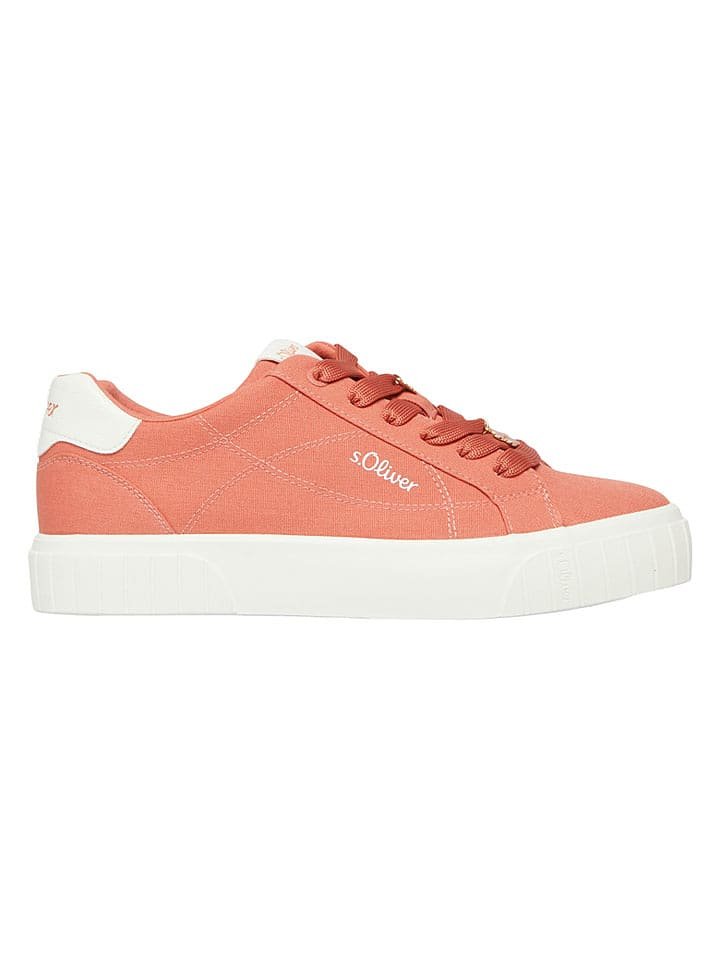 s.Oliver Sneakersy w kolorze różowym