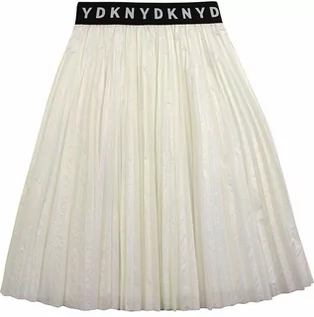 Sukienki i spódniczki dla dziewczynek - DKNY Spódnica w kolorze kremowym - grafika 1