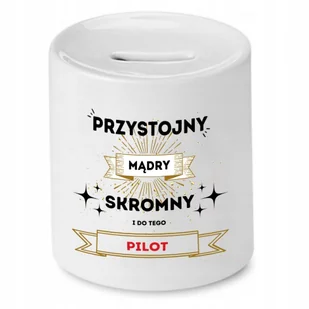 DLA PILOTA SKARBONKA MARKETING PREZENT z Nadrukiem ze Zdjęciem - Skarbonki - miniaturka - grafika 1