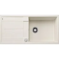 Zlewozmywaki - Zlewozmywak granitowy BLANCO Metra XL 6 S Silgranit Delikatny biały 527123 - miniaturka - grafika 1
