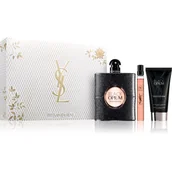 Szminki - Yves Saint Laurent Black Opium 90ml woda perfumowana+10ml woda perfumowana+Szminka 1,3g - miniaturka - grafika 1