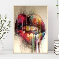 Zabawki kreatywne - Haft Diamentowy/ Obraz 5D/ Mozaika Diamentowa/ Diamond Painting - usta typ II, rozm. 40x50 cm - miniaturka - grafika 1