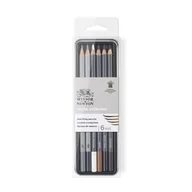 Kredki, ołówki, pastele i pisaki - Zestaw do szkicowania, 6 elementów, Winsor&Newton - miniaturka - grafika 1