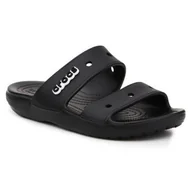 Klapki i japonki męskie - Klapki Crocs Classic Sandal W 206761-001 czarne - miniaturka - grafika 1